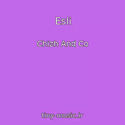 کاور آهنگ Esli از Chizh And Co