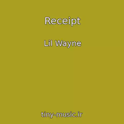کاور آهنگ Receipt از Lil Wayne