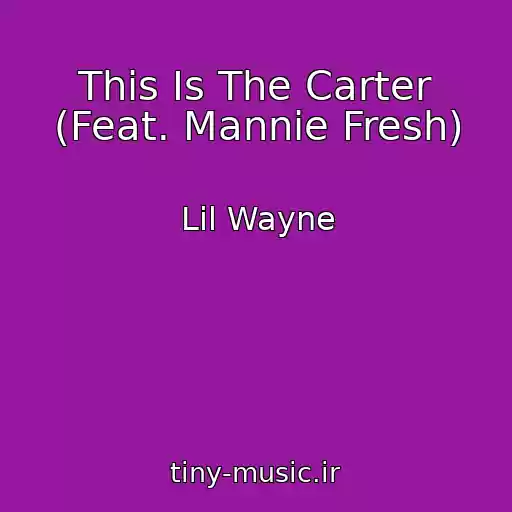 کاور آهنگ This Is The Carter (Feat. Mannie Fresh) از Lil Wayne
