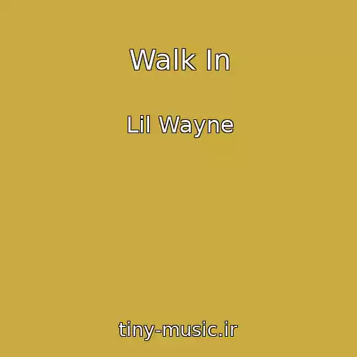 کاور آهنگ Walk In از Lil Wayne