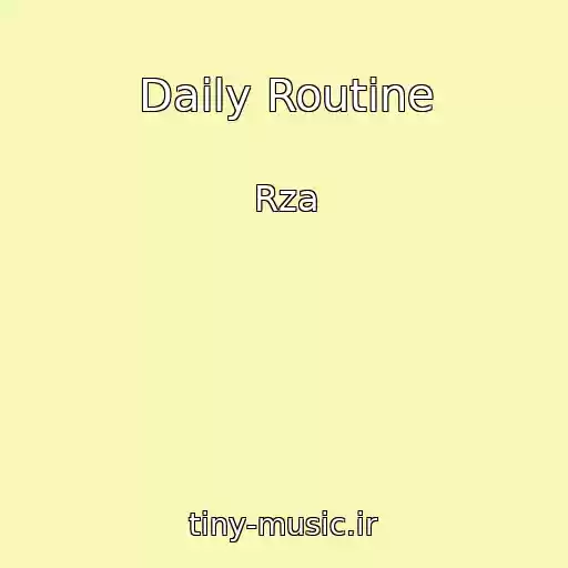 کاور آهنگ Daily Routine از Rza