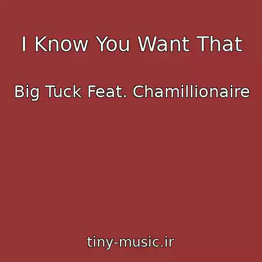 کاور آهنگ I Know You Want That از Big Tuck Feat. Chamillionaire