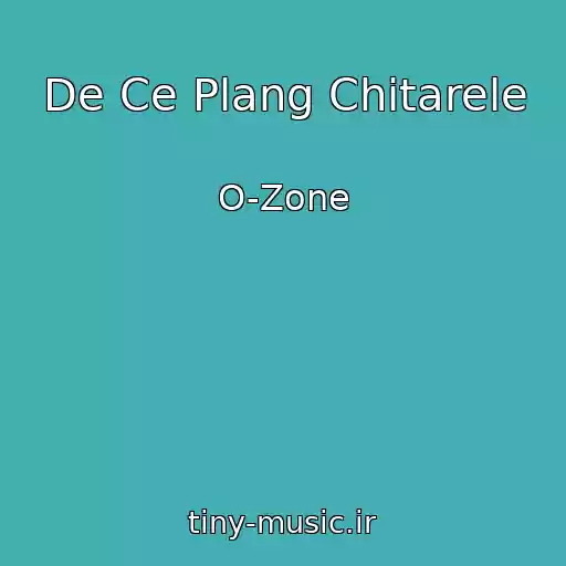 کاور آهنگ De Ce Plang Chitarele از O-Zone