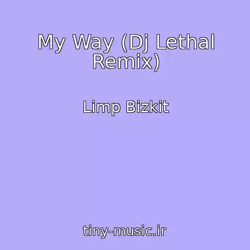 کاور آهنگ My Way (Dj Lethal Remix) از Limp Bizkit