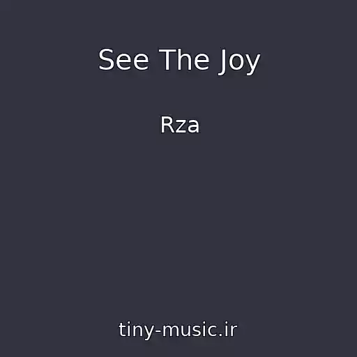 کاور آهنگ See The Joy از Rza