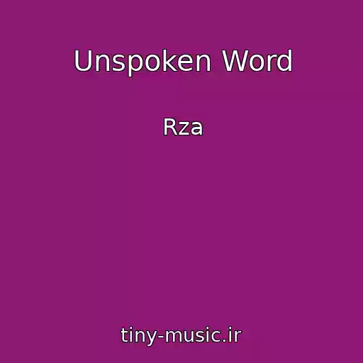 کاور آهنگ Unspoken Word از Rza