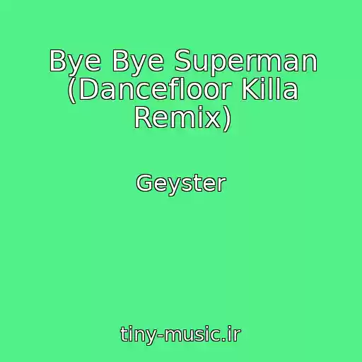 کاور آهنگ Bye Bye Superman (Dancefloor Killa Remix) از Geyster