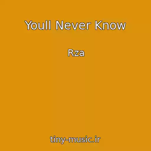 کاور آهنگ Youll Never Know از Rza