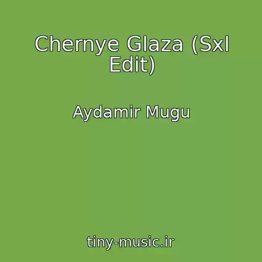 کاور آهنگ Chernye Glaza (Sxl Edit) از Aydamir Mugu
