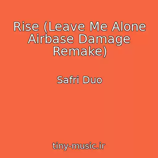 کاور آهنگ Rise (Leave Me Alone Airbase Damage Remake) از Safri Duo