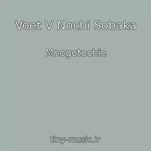 کاور آهنگ Voet V Nochi Sobaka از Mnogotochie