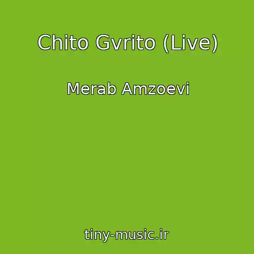 کاور آهنگ Chito Gvrito (Live) از Merab Amzoevi