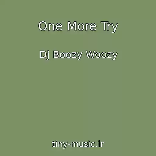 کاور آهنگ One More Try از Dj Boozy Woozy