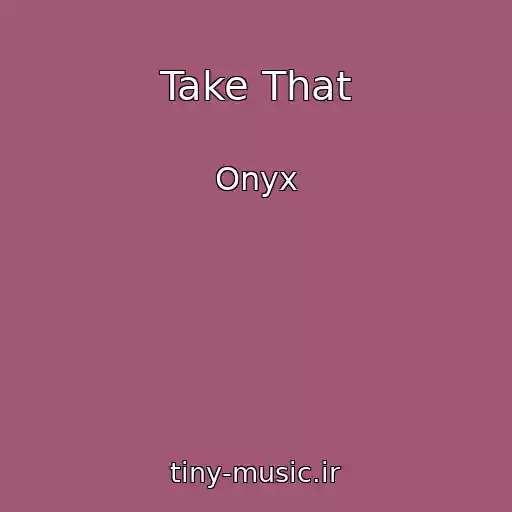 کاور آهنگ Take That از Onyx