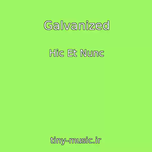 کاور آهنگ Galvanized از Hic Et Nunc