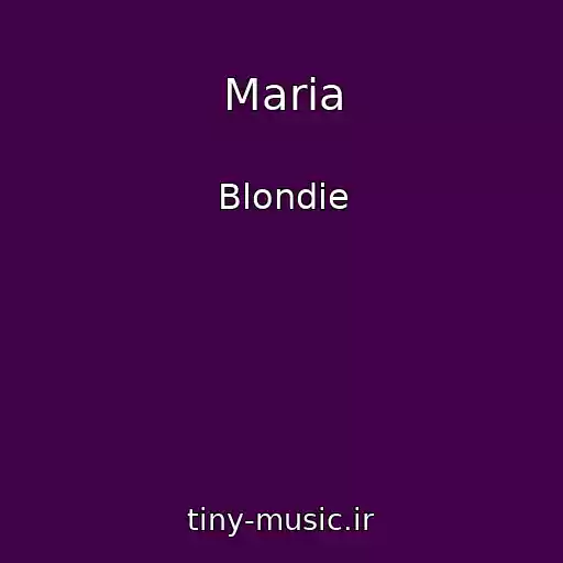 کاور آهنگ Maria از Blondie