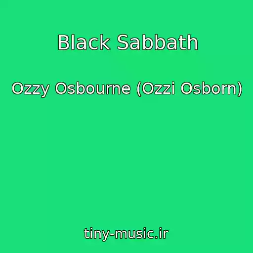کاور آهنگ Black Sabbath از Ozzy Osbourne (Ozzi Osborn)