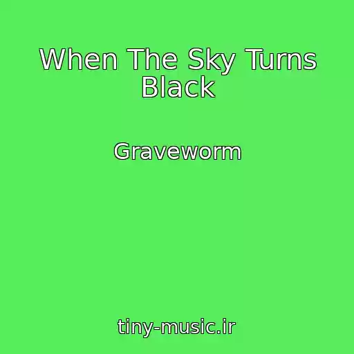 کاور آهنگ When The Sky Turns Black از Graveworm