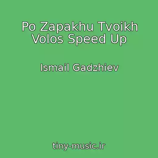 کاور آهنگ Po Zapakhu Tvoikh Volos Speed Up از Ismail Gadzhiev