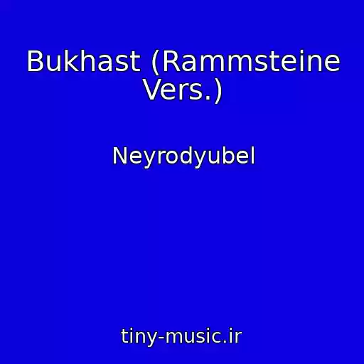 کاور آهنگ Bukhast (Rammsteine Vers.) از Neyrodyubel