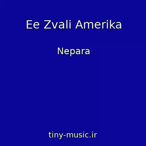 کاور آهنگ Ee Zvali Amerika از Nepara