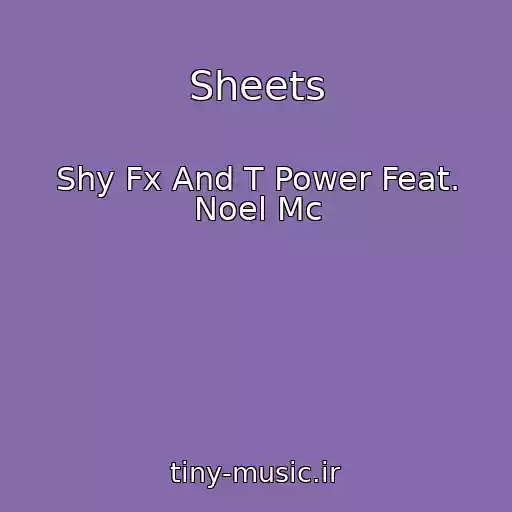 کاور آهنگ Sheets از Shy Fx And T Power Feat. Noel Mc