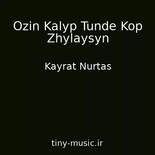 کاور آهنگ Ozin Kalyp Tunde Kop Zhylaysyn از Kayrat Nurtas