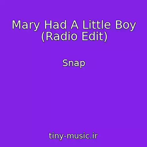کاور آهنگ Mary Had A Little Boy (Radio Edit) از Snap