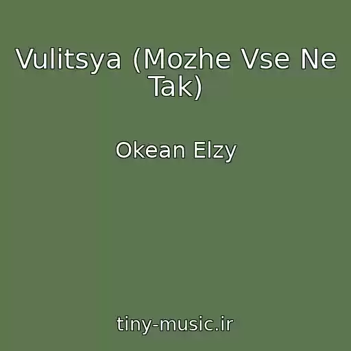 کاور آهنگ Vulitsya (Mozhe Vse Ne Tak) از Okean Elzy