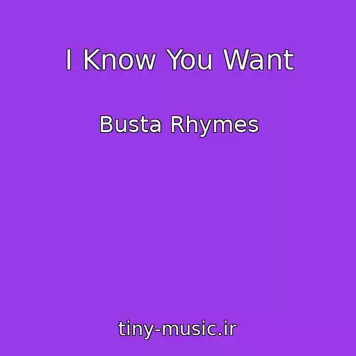 کاور آهنگ I Know You Want از Busta Rhymes