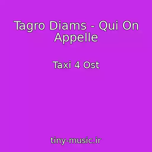 کاور آهنگ Tagro Diams - Qui On Appelle از Taxi 4 Ost