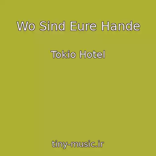 کاور آهنگ Wo Sind Eure Hande از Tokio Hotel