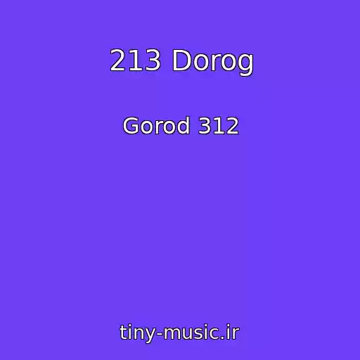 کاور آهنگ 213 Dorog از Gorod 312