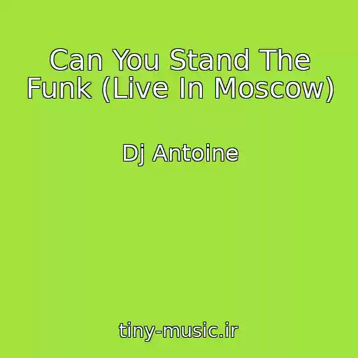 کاور آهنگ Can You Stand The Funk (Live In Moscow) از Dj Antoine