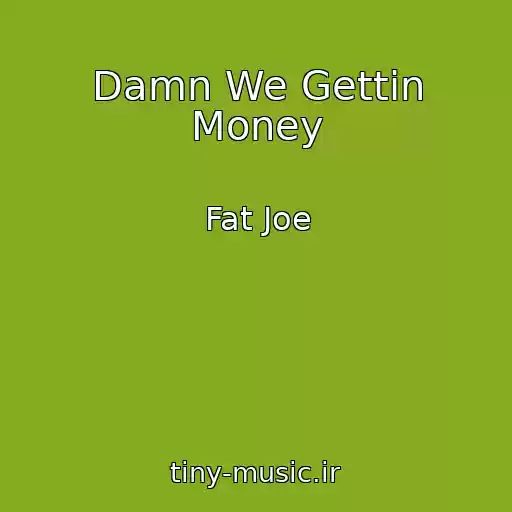 کاور آهنگ Damn We Gettin Money از Fat Joe