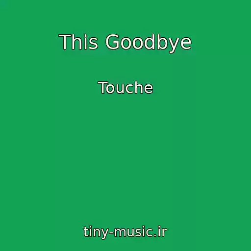 کاور آهنگ This Goodbye از Touche