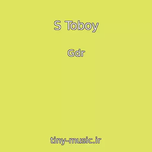 کاور آهنگ S Toboy از Gdr
