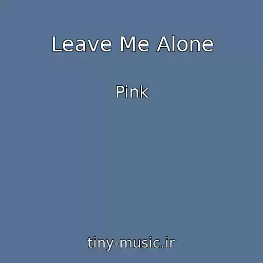 کاور آهنگ Leave Me Alone از Pink
