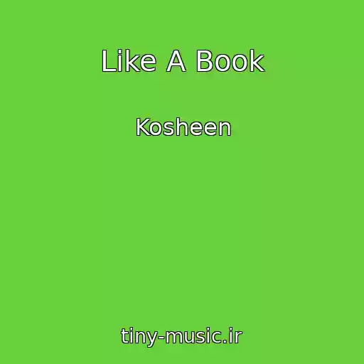 کاور آهنگ Like A Book از Kosheen