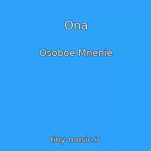 کاور آهنگ Ona از Osoboe Mnenie
