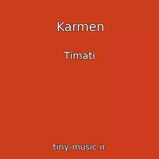 کاور آهنگ Karmen از Timati