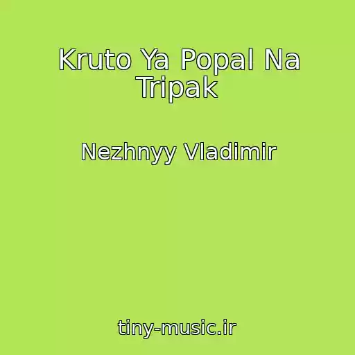 کاور آهنگ Kruto Ya Popal Na Tripak از Nezhnyy Vladimir