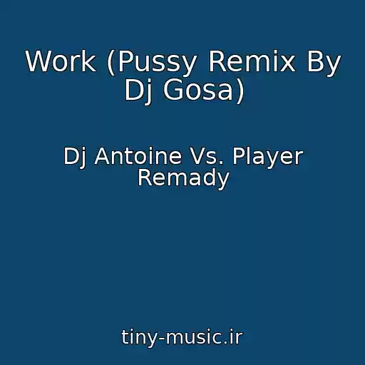 کاور آهنگ Work (Pussy Remix By Dj Gosa) از Dj Antoine Vs. Player Remady