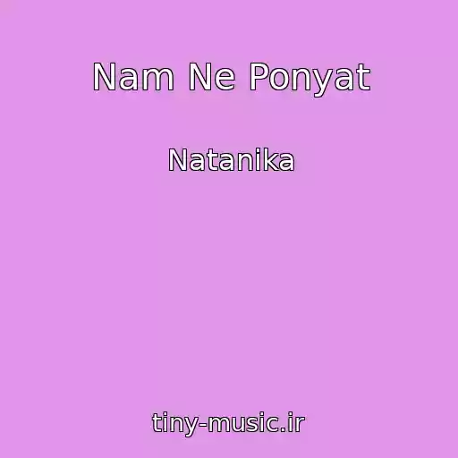 کاور آهنگ Nam Ne Ponyat از Natanika