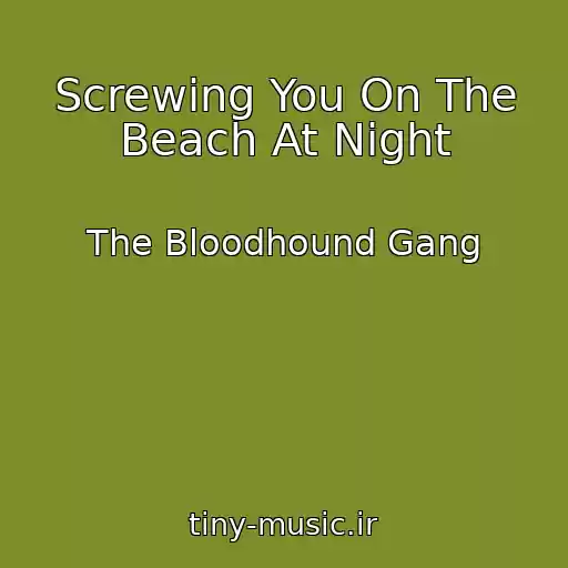 کاور آهنگ Screwing You On The Beach At Night از The Bloodhound Gang