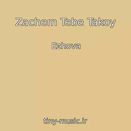 کاور آهنگ Zachem Tebe Takoy از Ezhova