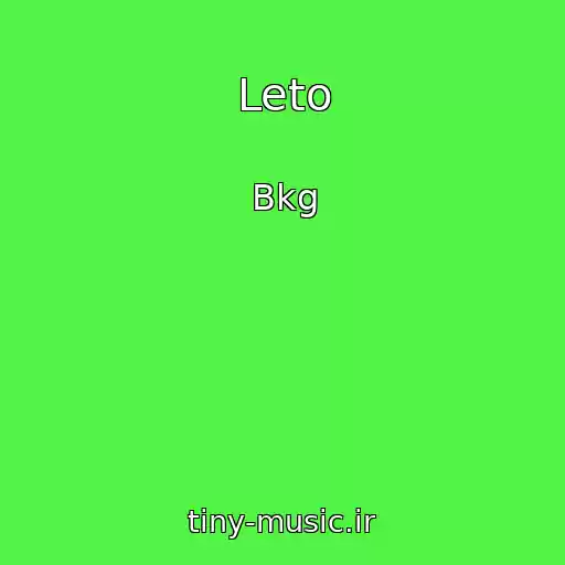 کاور آهنگ Leto از Bkg