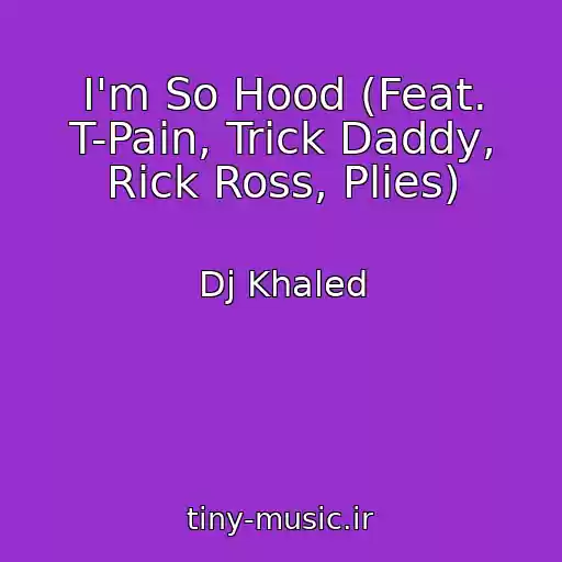 کاور آهنگ I'm So Hood (Feat. T-Pain, Trick Daddy, Rick Ross, Plies) از Dj Khaled