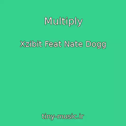 کاور آهنگ Multiply از Xzibit Feat Nate Dogg