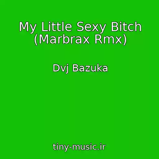 کاور آهنگ My Little Sexy Bitch (Marbrax Rmx) از Dvj Bazuka